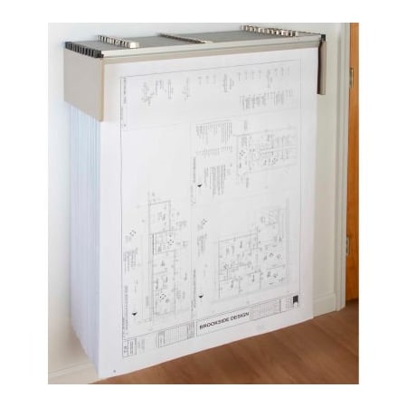 Brookside Design, Llc Brookside Design Blueprint Drop Lift Wall Rack Bundle W/Dozen 24" Clamps DL1224